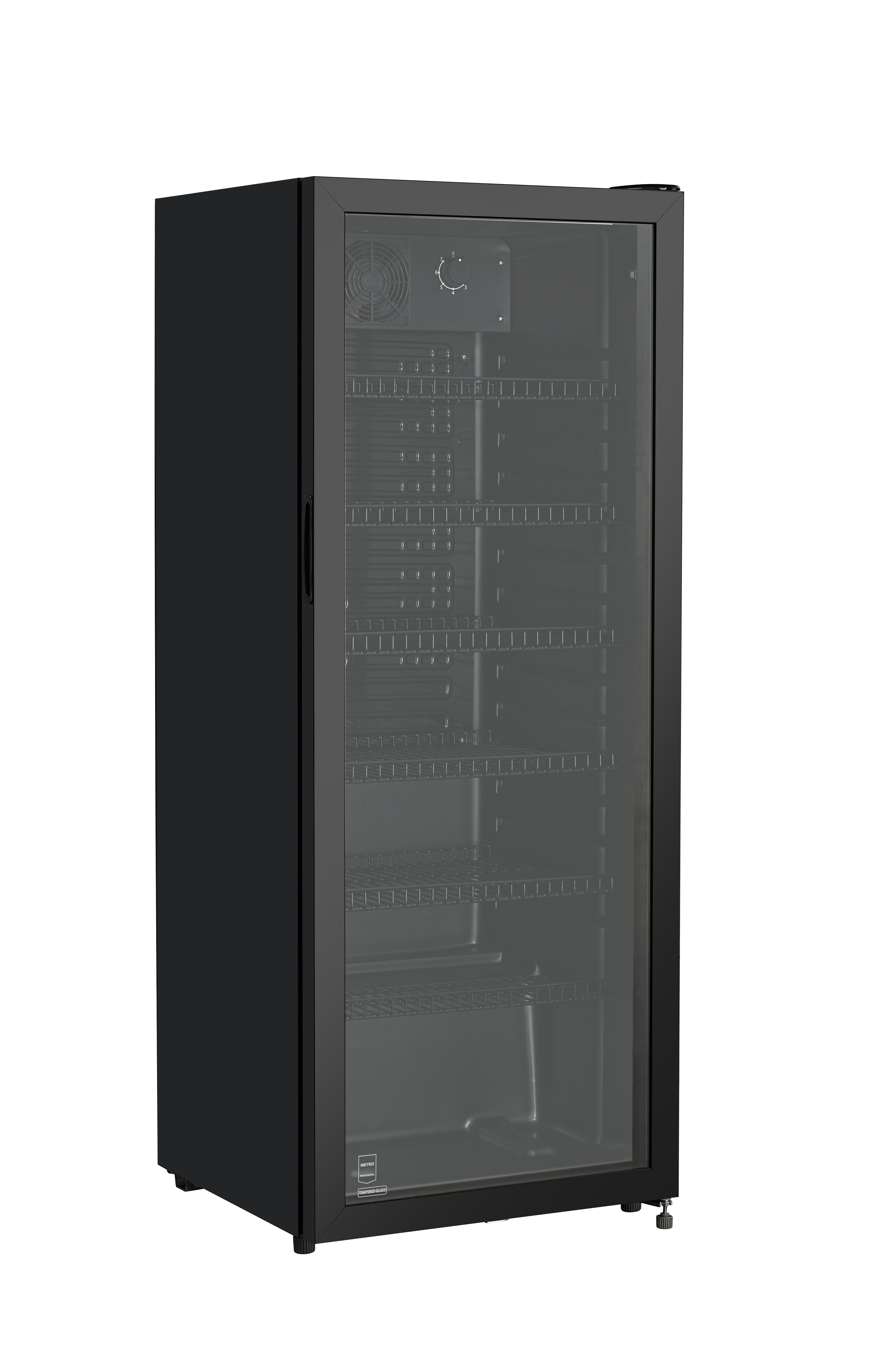 METRO Professional Frigorífico para bebidas GSC4240B, 54 x 54.5 x 139.5 cm, 237 L, negro