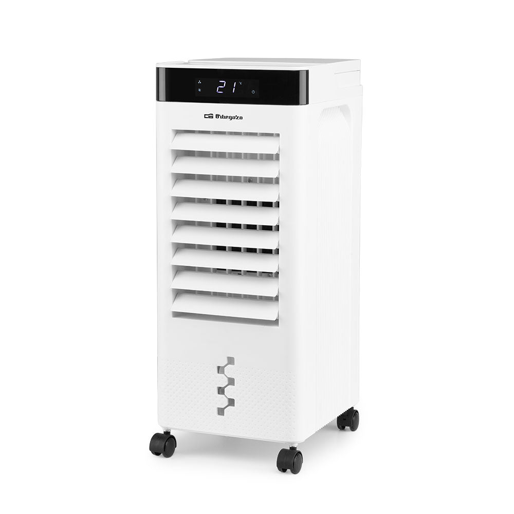 Orbegozo climatizador evaporativo 3 en 1 AIR 37, humidificador, purificador y climatizador, depósito 6 litros, temporizador, 3 velocidades, 65 W