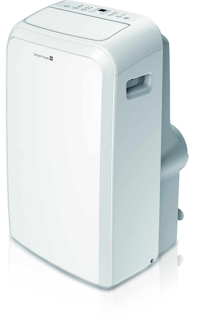 Tarrington House Aire acondicionado portátil MAC3550C, plástico/metal, 39,7 x 46,7 x 76,5 cm, 3500 W, función de deshumidificación, temporizador, blanco