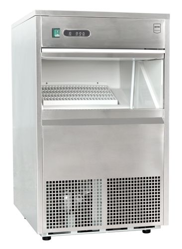 METRO Professional Máquina de cubitos de hielo GIM1050B, acero inoxidable, 49.8 x 60.4 x 83.1 cm, 260 W, 50 kg/24 h, forma cónica hueca
